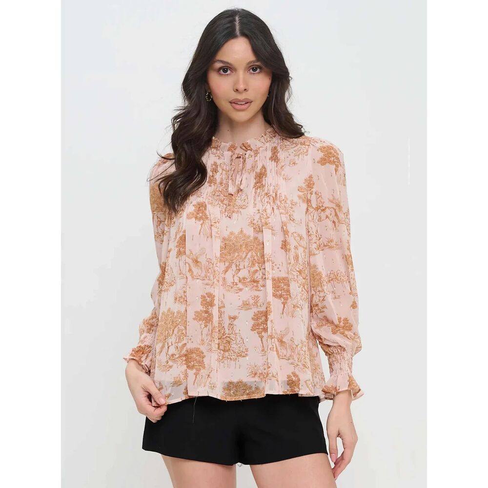 Phaedra's Garden Long Sleeve Blouse